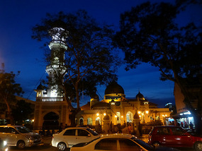 Keeling Mosque by Night