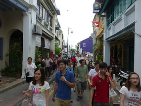 Tourists in Old Town