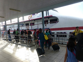 Boarding Ferry