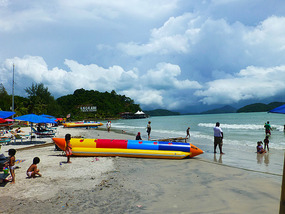 Arrival at Beach