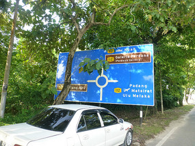 Passing Road Sign