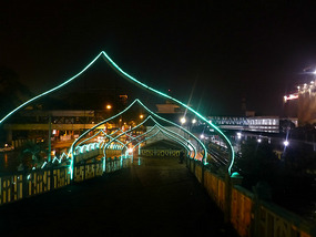 Night at Medan Station