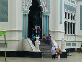 Locals at Entrance