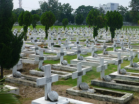 Christian Side of Cemetary