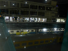 Early Morning at Train Station