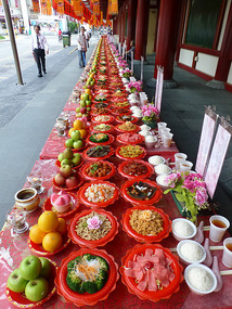 Offerings Laid Out