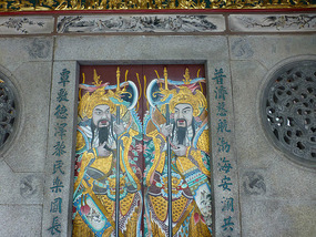 Painted Temple Doors
