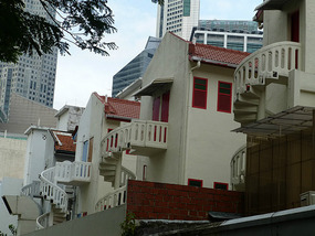 Rear Spiral Staircases