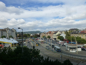 Budapest Moscow Tram Square
