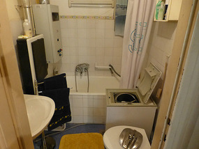 Laundry in Bathroom