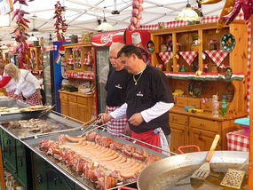 Decorative Sausage Stall