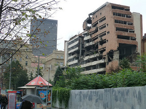 Nato Bombed Building