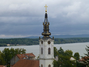 Church Tower and Danube