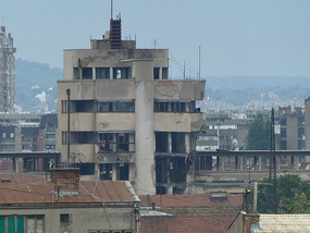 Nato Bombed Building