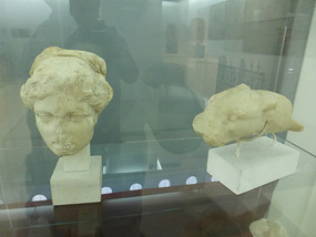 Bust of Lady and Dog