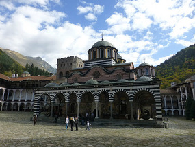 First View of Monastery