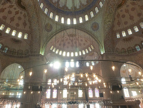 Inside Blue Mosque