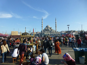 Busy Eminonu Area