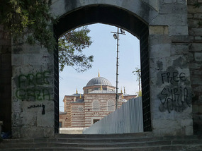 Fatih Mosque Graffitti