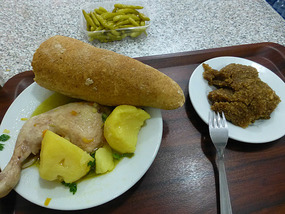 Chicken Leg with Halva