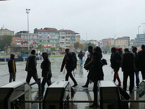 Arrival Aksaray Metro
