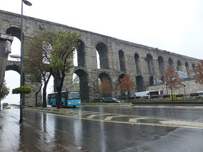 Passing the Roman Aqueduct