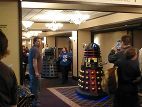 Daleks in Hallway