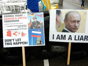 Anti Putin Display