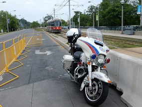 Motorcycle & Streetcar