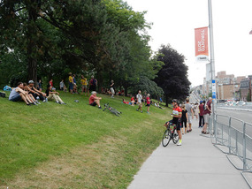 Waiting on Bloor St