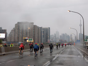 Riding on Gardiner