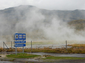Arrival Geysir
