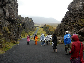 Rainsoaked Tourists