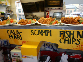 Scampi and Chips