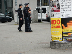 Police Watching Immigrants