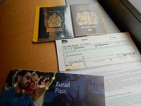Passports and Rail Pass