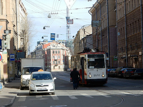 Passing Tram