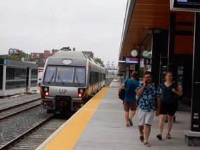 Departing Airport Train