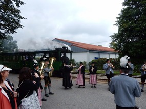 Steam Train Arrives