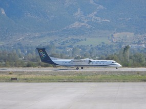 Plane Arrives