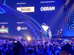 Hosts on Stage