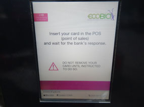 POS - Piece of Shit - Wont accept card!