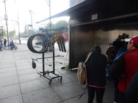 The last three bikes gone