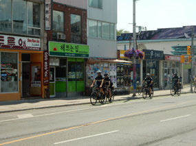 Police Biking
