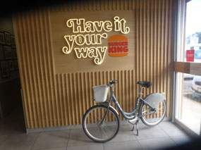Bike in Restaurant