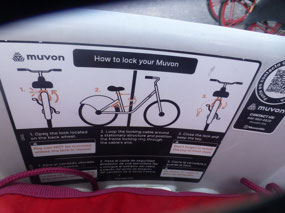 Bike Lock Instructions