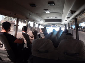 Inside Minibus