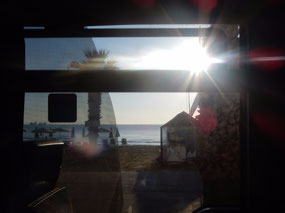 Leaving Beach
