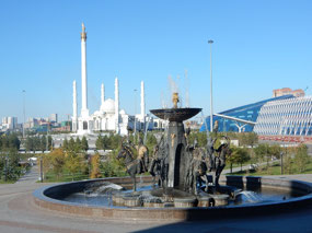 Distant Hazrat Sultan Mosque