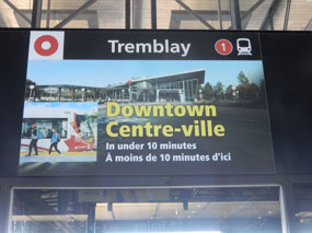 Sign to Downtown